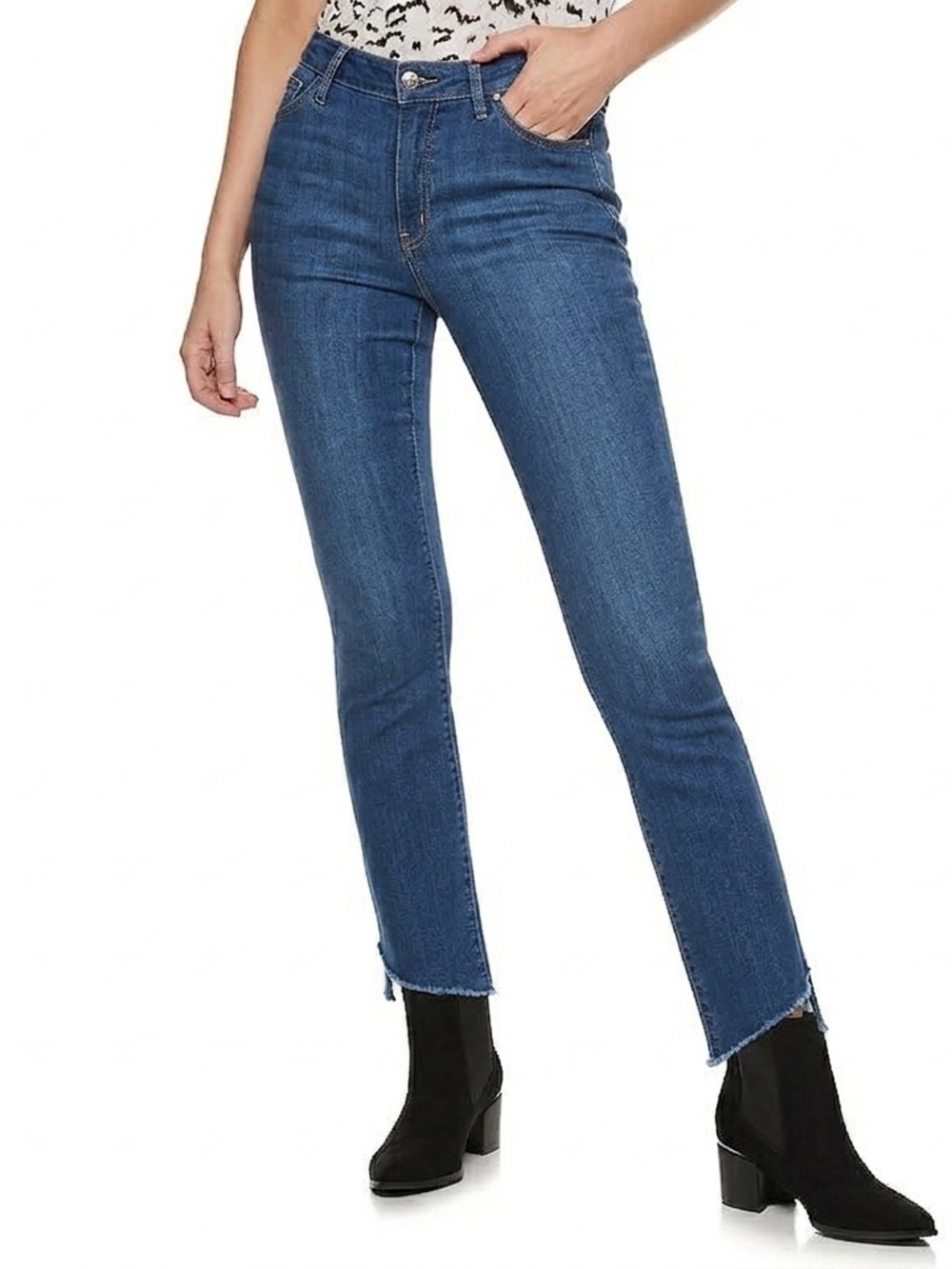 Nine West Delancy Women’s High Rise Kick Flare Jeans size 6